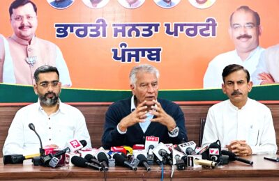 मुख्यमंत्री के पास सत्ता में बने रहने का कोई नैतिक आधार नहीं – सुनील जाखड़