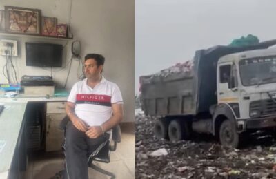 कूड़े को लेकर हो रही थी धाँधली-ठेकेदार पर कारवाई का आदेश