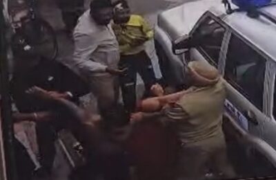 पत्नी के साथ विवाद की शिकायत पर पुलिस पर मारपीट के गंभीर आरोप जारी