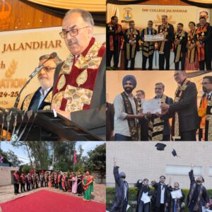 108 वर्षों की उत्कृष्टता: D.A.V. कॉलेज, जालंधर ने अपना 88वां दीक्षांत समारोह मनाया