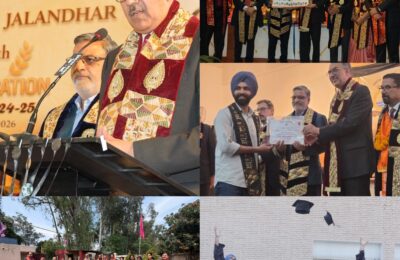 108 वर्षों की उत्कृष्टता: D.A.V. कॉलेज, जालंधर ने अपना 88वां दीक्षांत समारोह मनाया