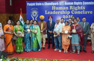 मानव अधिकार परिषद भारत के अधिकारम् सदस्य मानव अधिकार आयोग पंजाब यू.टी के कोर कमेटी के सदस्य चुने गए –  आरती राजपूत