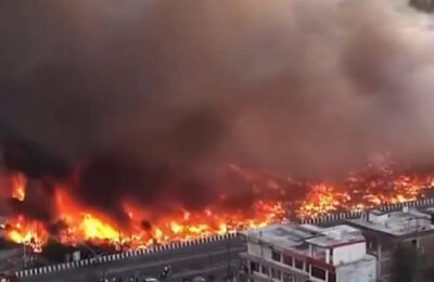 झुग्गियां जलकर हुई खाक, दहला इलाका