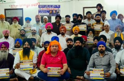 ਬਸਤੀ ਮਿੱਠੂ ਤੋਂ ਸੰਗਤਾਂ ਵੱਡਾ ਕਾਫ਼ਲਾ ਲੈਕੇ ਖਾਲਸਾ ਮਾਰਚ ਵਿੱਚ ਸ਼ਾਮਲ ਹੋਣਗੀਆਂ ਜੈਕਾਰਿਆਂ ਦੀ ਗੂੰਜ ਵਿੱਚ ਐਲਾਨ