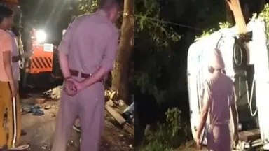 फतेहगढ़ साहिब में बस पलटी, 6 की मौत