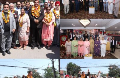 एली एन के महेन्द्रू गवर्नर का जालंधर में आगमन ।  वेलकम होम कार्यक्रम , ज्ञान गंगा 2026 – डिस्ट्रिक्ट स्कूलिंग एवं प्रथम कैबिनेट मीटिंग का सफलतापूर्वक आयोजन सम्पन्न*