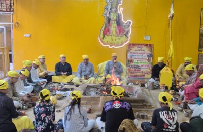 मंदिर इच्छा से जाए तो स्वर्ग पास है— नवजीत भारद्वाज*