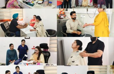 नीमा फाउंडेशन डे पर मानवता की मिसाल: मन्नत हॉस्पिटल एंड मैटरनिटी होम में नि:शुल्क मेडिकल जांच शिविर आयोजित