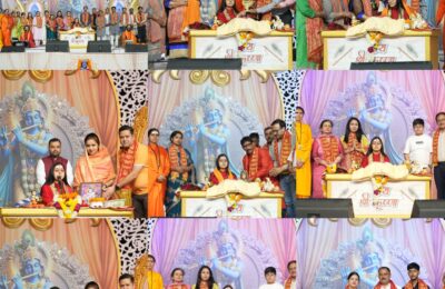 दिव्य ज्योति जाग्रति संस्थान द्वारा 14 अप्रैल से 20 अप्रैल तक रोशन ग्राउंड, होशियारपुर में श्रीमद्भागवत कथा का भव्य एवं दिव्य आयोजन किया गया। प्रतिदिन सायं 7 बजे से रात्रि 10 बजे तक आयोजित इस कथा में बड़ी संख्या में श्रद्धालुओं ने उपस्थित होकर भक्ति एवं ज्ञान का लाभ प्राप्त किया।