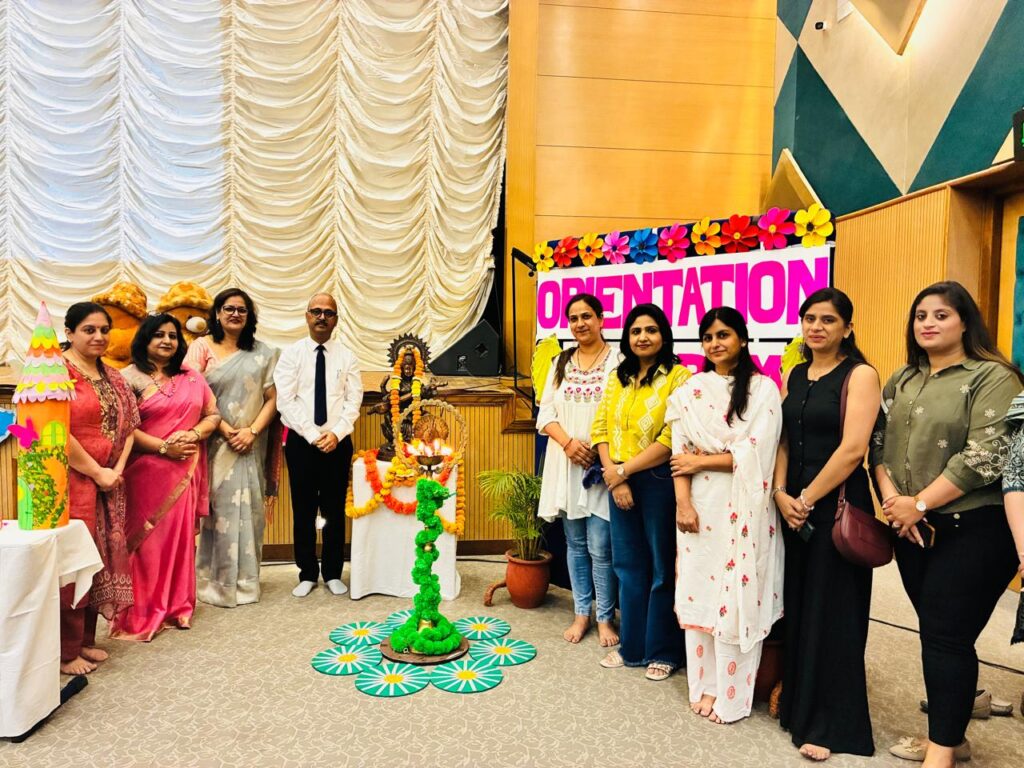 एपीजे स्कूल महावीर मार्ग में ओरियंटेशन प्रोग्राम आयोजित