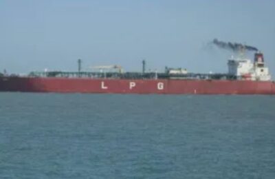 58 हजार मिट्रिक टन LPG से भरा 7वां टैंकर आ रहा भारत