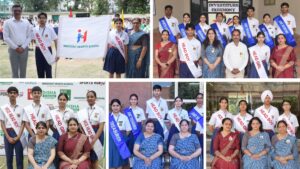 इनोसेंट हार्ट्स स्कूल में चयनित स्टूडेंट काउंसिल के लिए इन्वेस्टिचयोर सेरेमनी 2026–27 का आयोजन