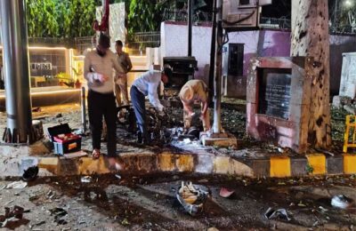 BSF चौक के पास एक एक्टिवा में अचानक धमाका ,मची अफरा तफरी