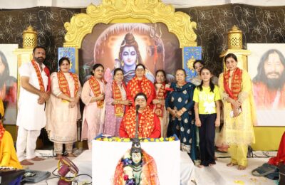 दिव्य ज्योति जाग्रति संस्थान की ओर से श्री राम मंदिर जंज घर  में चार दिवसीय श्री शिव कथा का आयोजन किया गया।