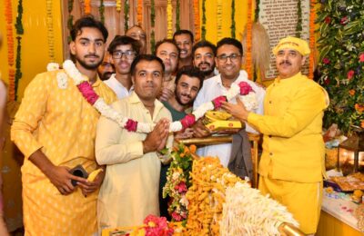 मां बगलामुखी धाम गुलमोहर सिटी में किया संकीर्तन का शुभारंभ – नीरज कोहली