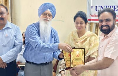 ਰੈੱਡ ਕਰਾਸ ਸੁਸਾਇਟੀ ਵੱਲੋਂ ਸਰਬੱਤ ਦਾ ਭਲਾ ਟਰੱਸਟ ਸਨਮਾਨਿਤ