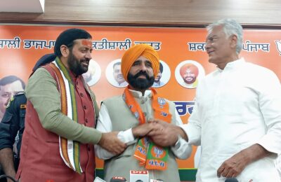 आप को बड़ा झटका, मुख्यमंत्री के चचेरे भाई ज्ञान सिंह मान भाजपा में शामिल