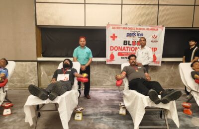 रक्तदान मानवता की सबसे बड़ी सेवा, रक्तदान कैम्प के दौरान 26 व्यक्तियों ने किया खूनदान