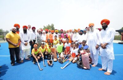 मुख्यमंत्री भगवंत सिंह मान ने जालंधर में खेलों को प्रोत्साहित करने के लिए दिया बड़ा तोहफा, गांव सीचेवाल के संत अवतार सिंह मेमोरियल हॉकी स्टेडियम में एस्ट्रोटर्फ का किया उद्घाटन*
