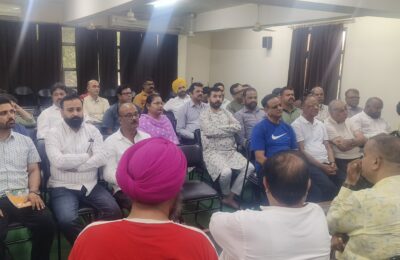 भाजपा जालंधर शहरी ने पंडित दीनदयाल उपाध्याय प्रशिक्षण शिविर की तैयारियों को लेकर की महत्वपूर्ण बैठक