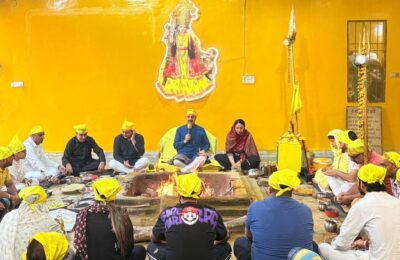 राम नाम का दीप जलते ही जीवन से मिट जाएगा हर अंधकार — नवजीत भारद्वाज*