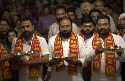 दिव्य ज्योति जाग्रति संस्थान द्वारा श्री राम मंदिर, जंज घर, भोगपुर में में चार दिवसीय श्री शिव कथा का आयोजन किया गया।