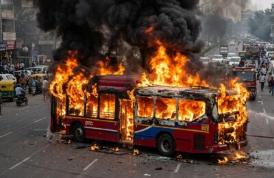 आगरा-मुंबई राष्ट्रीय राजमार्ग पर बड़ा हादसा