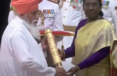 डेरा सचखंड बल्लां के प्रमुख संत निरंजन दास जी को मिला पद्मश्री सम्मान