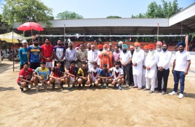 पंजाब सरकार खिलाड़ियों को दे रही है उचित सम्मान : बरिंदर कुमार गोयल