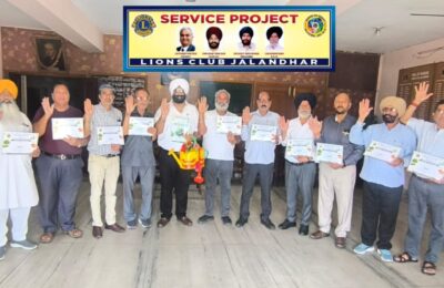 विश्व पर्यावरण दिवस पर लायंस क्लब जालंधर ने लिया पौधारोपण करने का संकल्प*