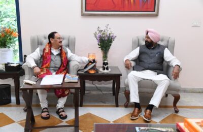केवल सिंह ढिल्लों ने केंद्रीय मंत्री जे.पी. नड्डा को लिखा पत्र; पंजाब के किसानों के लिए डी.ए.पी. और यूरिया खाद की आपूर्ति सुनिश्चित करने की मांग की।*