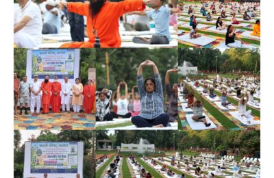 दिव्य ज्योति जागृति संस्थान एवं कैंटोनमेंट बोर्ड जालंधर द्वारा 12वें अंतरराष्ट्रीय योग दिवस के उपलक्ष्य में निशुल्क 19 जून से 21 जून 2026 तक आयोजित तीन दिवसीय योग शिविर का दूसरा दिन संपन्न