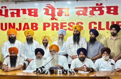 ਭਗਵੰਤ ਮਾਨ ਸ੍ਰੀ ਅਕਾਲ ਤਖ਼ਤ ਨਾਲ ਟਕਰਾਅ ਦੇ ਰਾਹ ਨਾ ਪਵੇ : ਫੈਡਰੇਸ਼ਨ ਗਰੇਵਾਲ