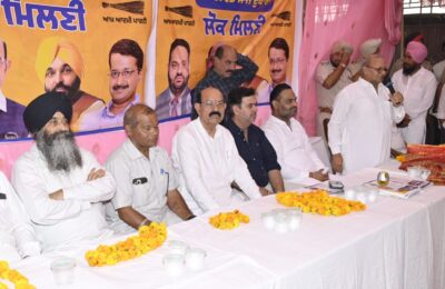 लोक मिलनियों के माध्यम से ज़मीनी स्तर पर समस्याओं का समाधान सुनिश्चित किया जा रहा है : मोहिंदर भगत