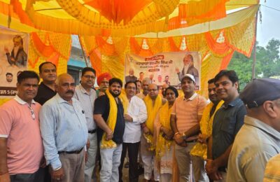 महाराजा रणजीत सिंह के बलिदान दिवस पर भाजपा ने लगाई छबील, उनके आदर्शों पर चलने का लिया संकल्प : राकेश राठौर*