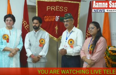 राष्ट्रीय मीडिया संगठनों के प्रतिनिधिमंडलों ने शपथ ग्रहण समारोह एवं विशेष सभा में अपनी उपस्थिति दर्ज करवाई