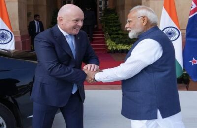 प्रधानमंत्री नरेंद्र मोदी की पहली आधिकारिक यात्रा से पहले ऑकलैंड में चलाया ग्या बड़ा सुरक्षा अभियान