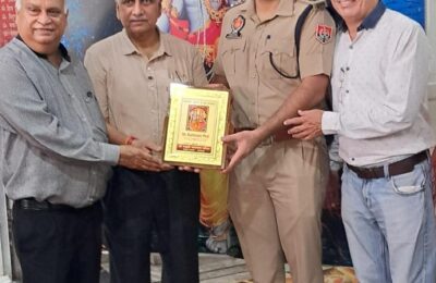 अन्नपूर्णा दिवस पर समाजसेवी कुलविंदर फुल सम्मानित