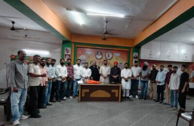 भाजपा युवा मोर्चा ने आरंभ किया पंडित दीनदयाल उपाध्याय प्रशिक्षण महाअभियान