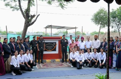 ਆਰਮੀ ਕਾਲਜ ਆਫ਼ ਨਰਸਿੰਗ, ਜਲੰਧਰ ਛਾਉਣੀ ਵਿਖੇ ਨਵੇਂ ਗਰਲਜ਼ ਹੋਸਟਲ ਦੀ ਉਸਾਰੀ ਦਾ ਨੀਂਹ ਪੱਥਰ ਰੱਖਿਆ