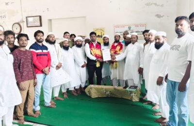 मौलाना हुसैन अहमद बने मुस्लिम संगठन पंजाब के जिला मोगा के प्रधान*