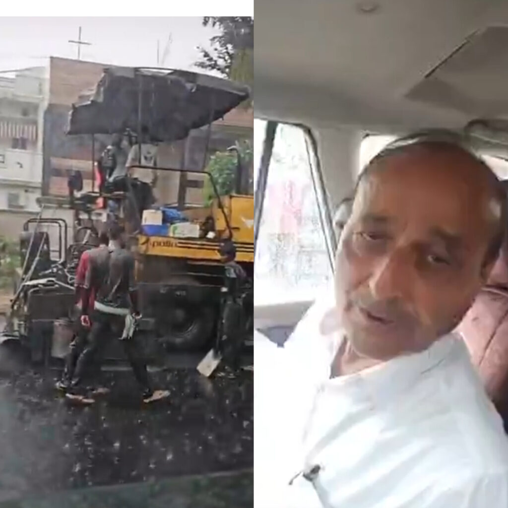 जालंधर मे नगर निगम के ठेकेदार की बड़ी लापरवाही आई सामने