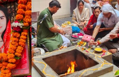 गुरु मां देवी रानी जी के चालीसवें पर श्रद्धा और भक्ति के साथ संपन्न हुआ धार्मिक आयोजन