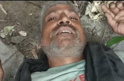 तेज रफ्तार फॉर्च्यूनर कार सवार बेकाबू होकर सड़क किनारे बैठे मजदूरों पर चढा