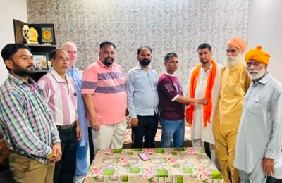 एंटी क्राइम समाज सुरक्षा सेल पंजाब ने मोहम्मद शहज़ाद को बनाया जिला शहरी उपाध्यक्ष