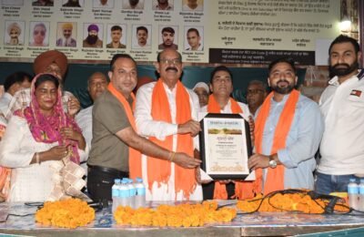 पंजाब सरकार प्रदेश को रंगला पंजाब बनाने के संकल्प के साथ आगे बढ़ रही है : मोहिंदर भगत