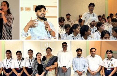 दिशा’ के अंतर्गत इनोसेंट हार्ट्स स्कूल में एनीमेशन, विजुअल इफेक्ट्स, गेमिंग एवं कॉमिक्स (AVGC) पर करियर मार्गदर्शन सेमिनार आयोजित*